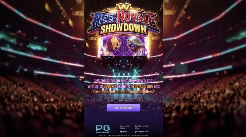 Reel Royale Showdown - makaralar ve üç Wild Addition yuvası ile ana ekran